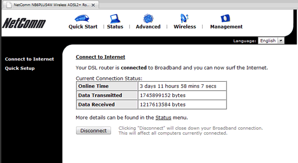 router configuration