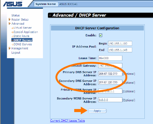 Nb configuration asus настройка