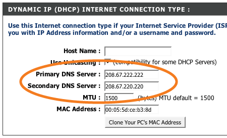 dlink router configuration